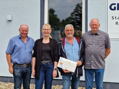 v.l.: Norbert Bauernfeind, Meike Friedrichs, Franz-Josef Bonhagen, Rainer Steck